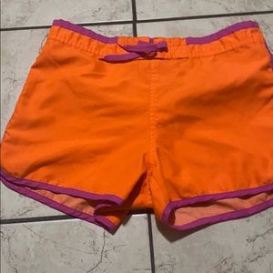 Orange and Purple Shorts